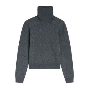 Phoebe Philo Women Wool And Cashmere Patched Shoulder Sweater